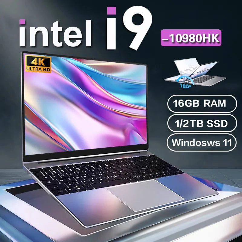 14.1" Intel Core i9-10980HK Laptop – 16GB DDR4, Up to 2TB SSD, Wi-Fi 6, Windows 11 Pro