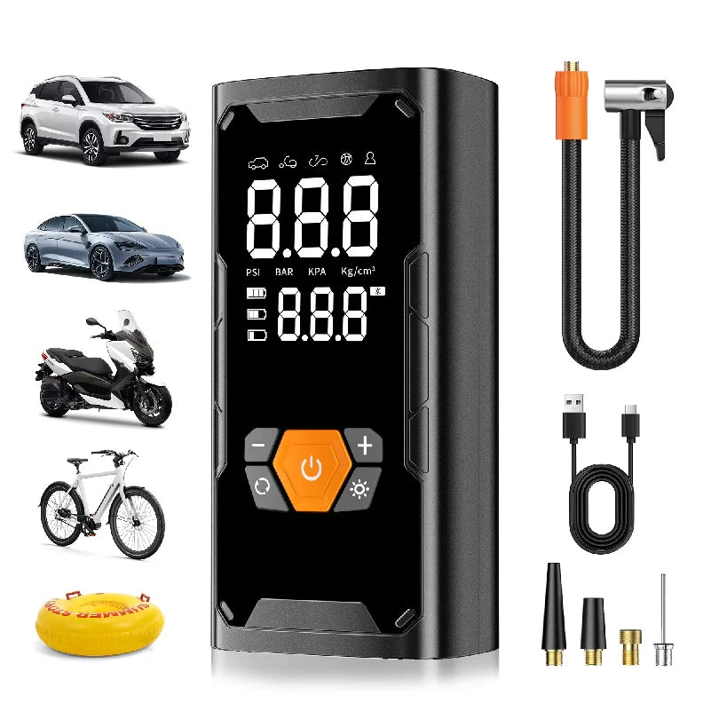 Cordless Tire Inflator with Digital Gauge, 150 PSI