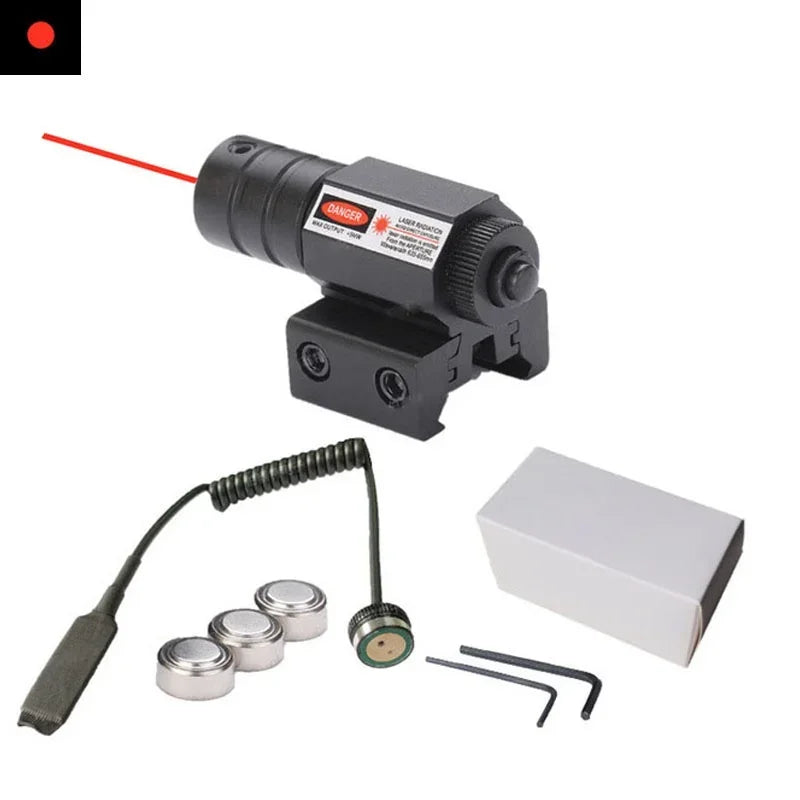 Mini Red Dot Laser Sight – Adjustable 635-655nm with 11mm/20mm Rail Mount