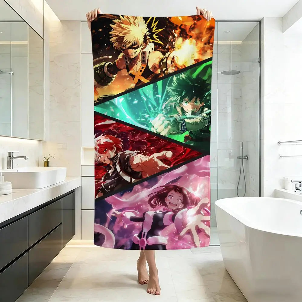 My Hero Academia Ultra-Soft Microfiber Towel – Bath & Beach, Five-Star Quality