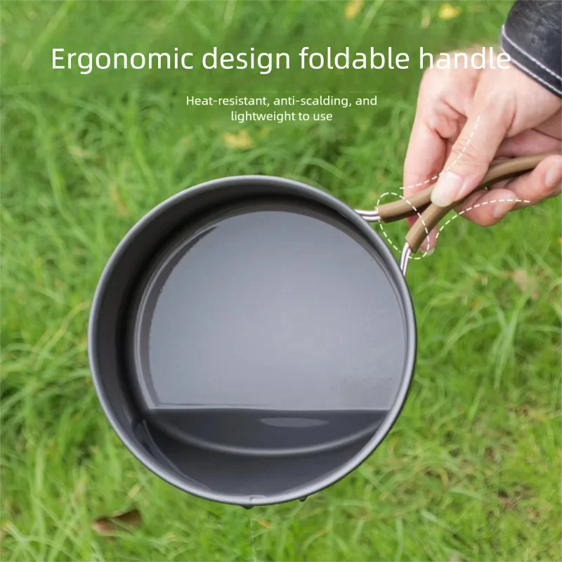 Camping Cookware Set – Nesting Pot, Pan & Kettle