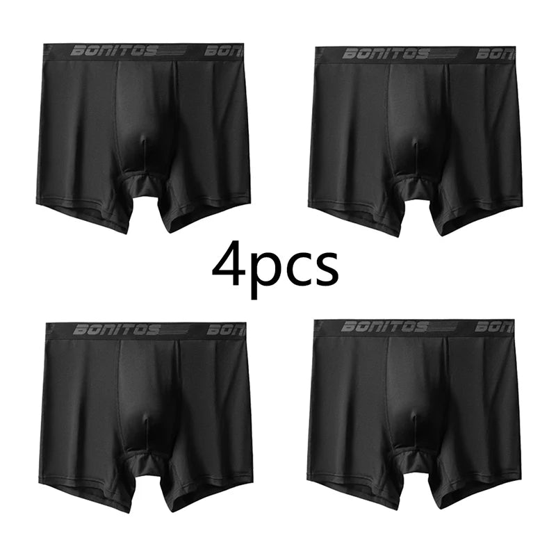 Men's Stretch Boxer Briefs, 4-Pack