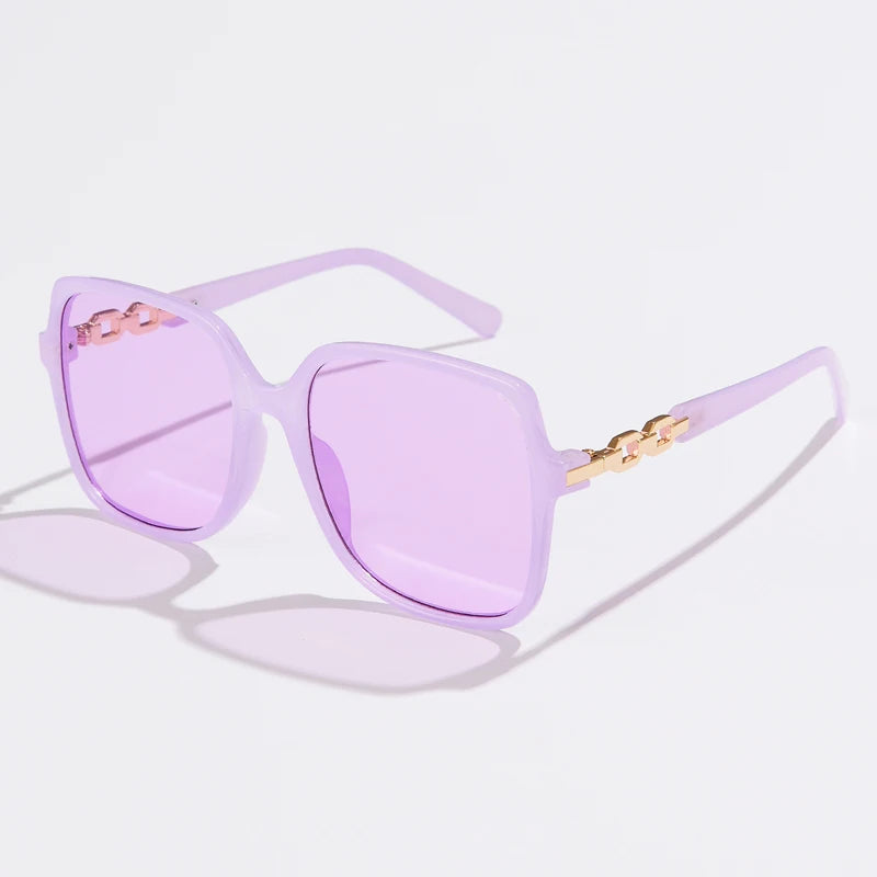 Women's Fashion Square Cycling Sunglasses | Big Frame Colorful Gradient Outdoor Shades