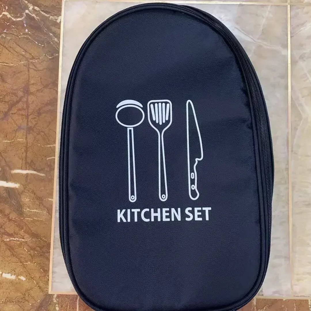 Portable Camping Cooking Utensils Storage Bag — Outdoor Survival Gear