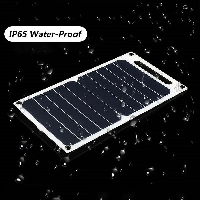 30W Portable Solar Panel — Foldable Monocrystalline Charger for Power Banks & Stations