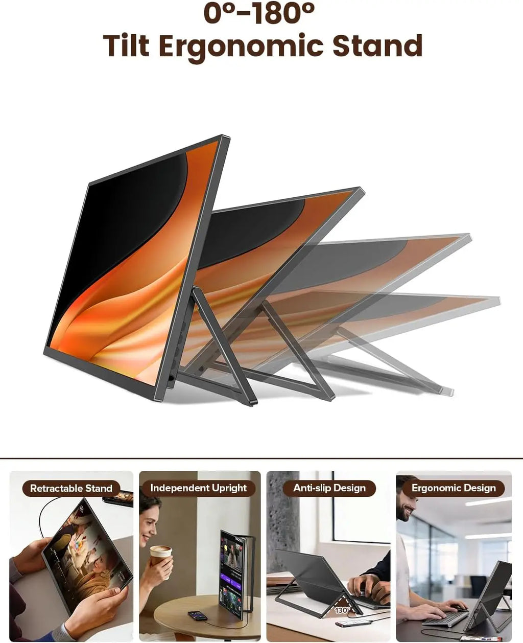 16-Inch Portable Monitor – 1200P IPS, Touch Options