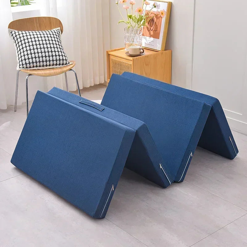 Foldable Tatami Floor Mattress – Thick Foam Folding Sleeping Mat, Multiple Sizes & Colors