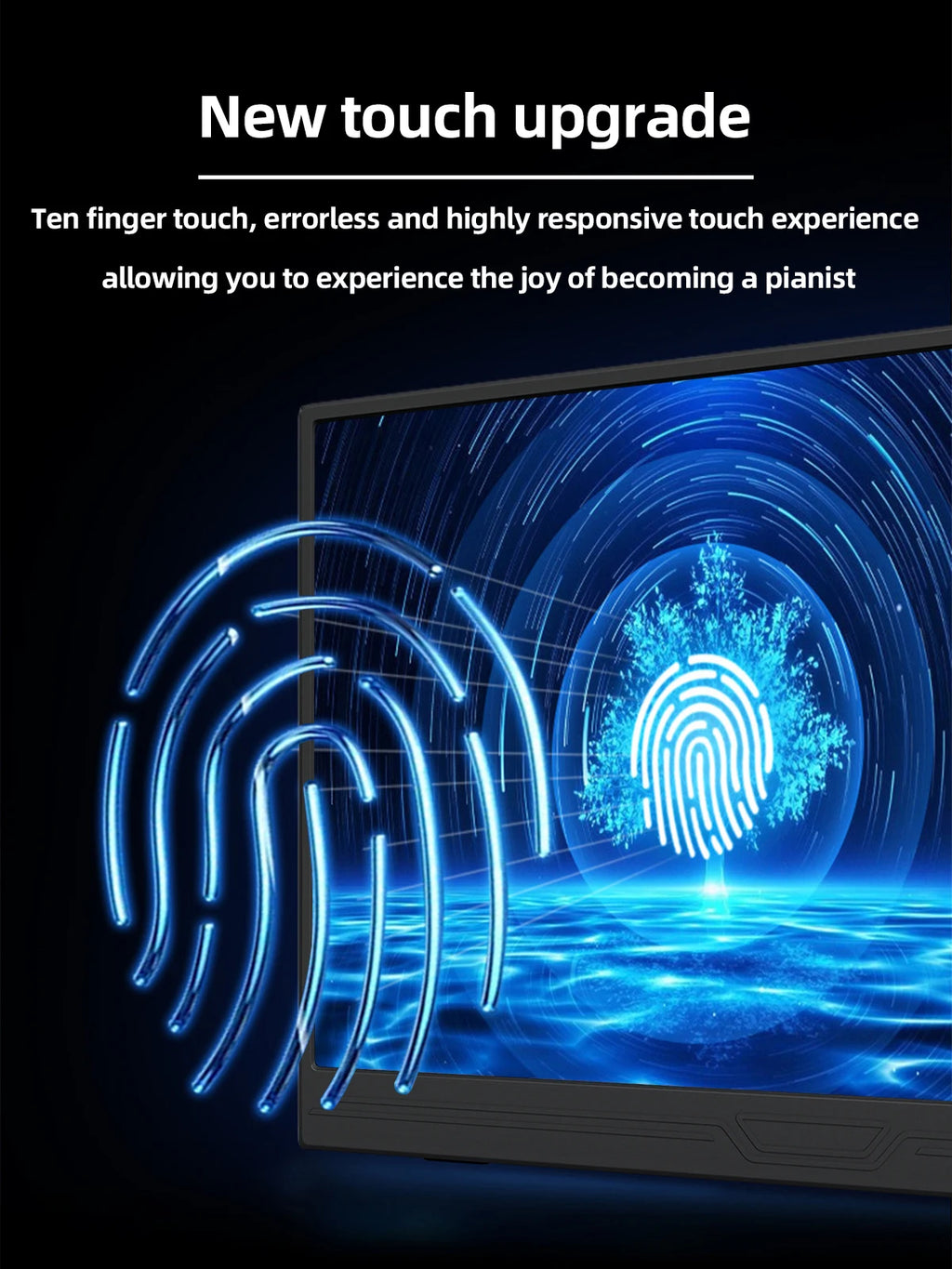 15.6-Inch Portable Touchscreen Monitor – Full HD IPS