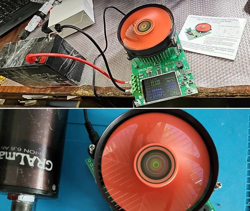 150W 25A Battery Capacity Tester – DC USB Electronic Load & Lithium Discharge Monitor with PC App