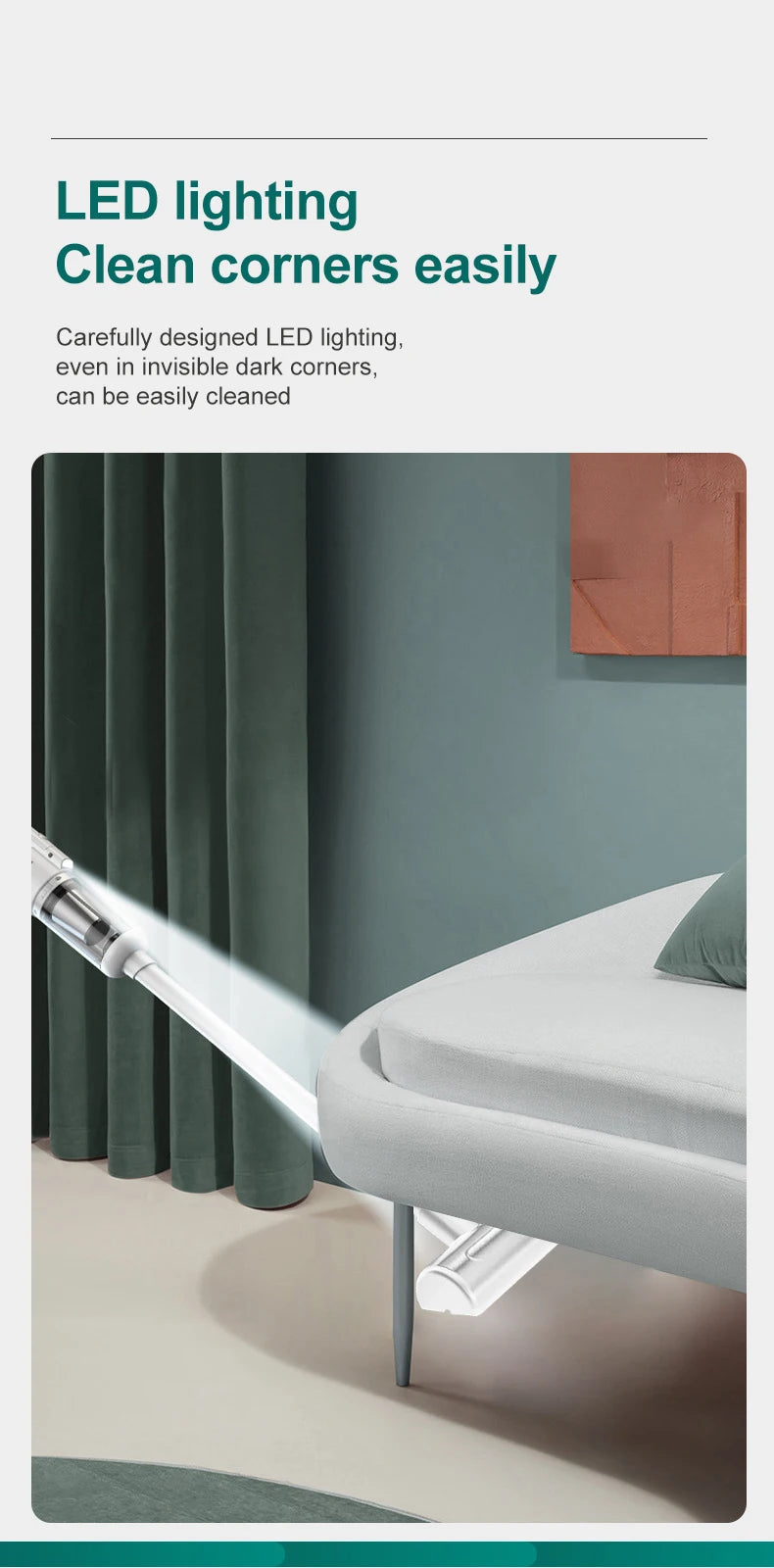 Handheld Wireless Vacuum Cleaner — Powerful Suction, HEPA Filter for Car & Home