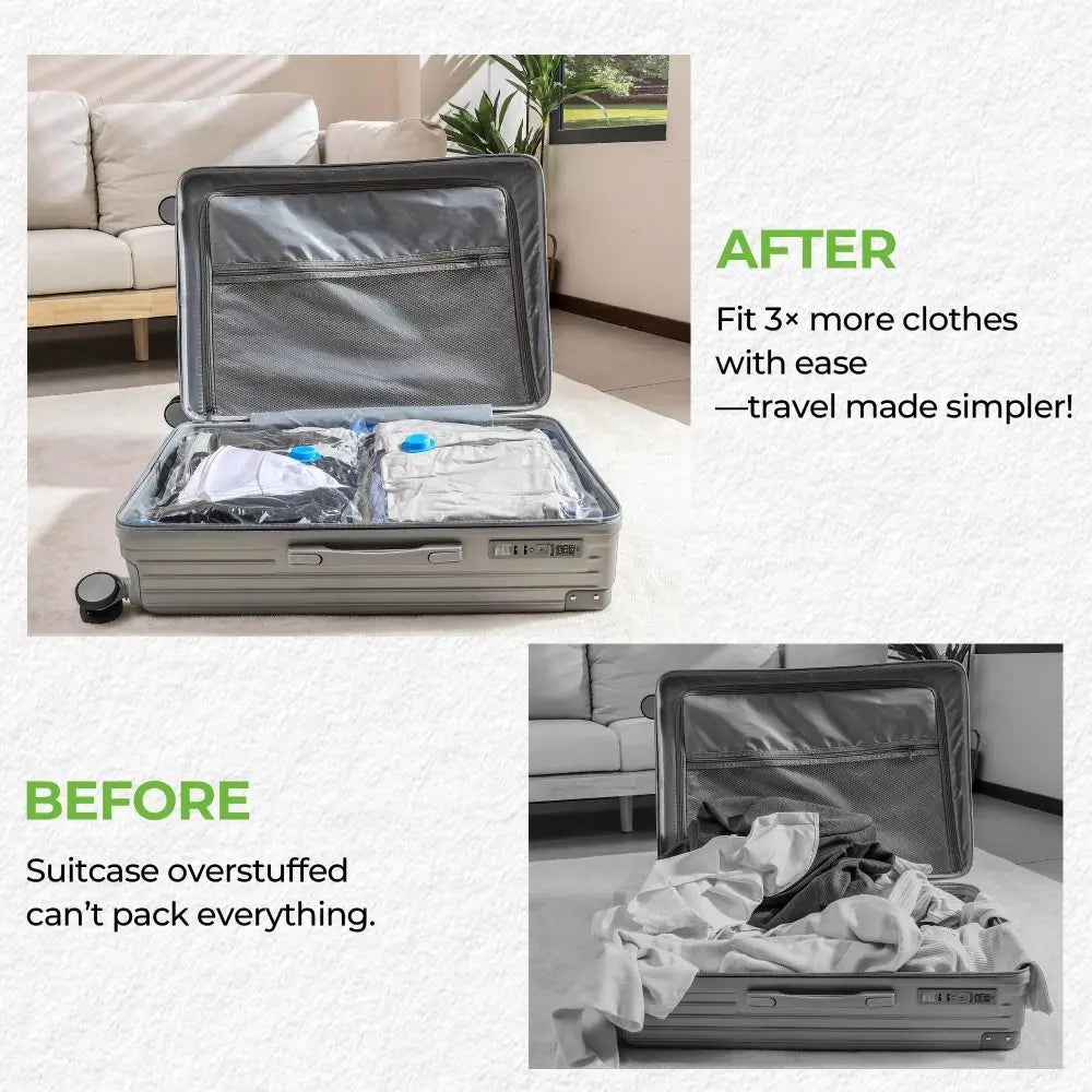 Rechargeable Electric Vacuum Pump – Portable Compression Bag Air Pump for Travel & Storage