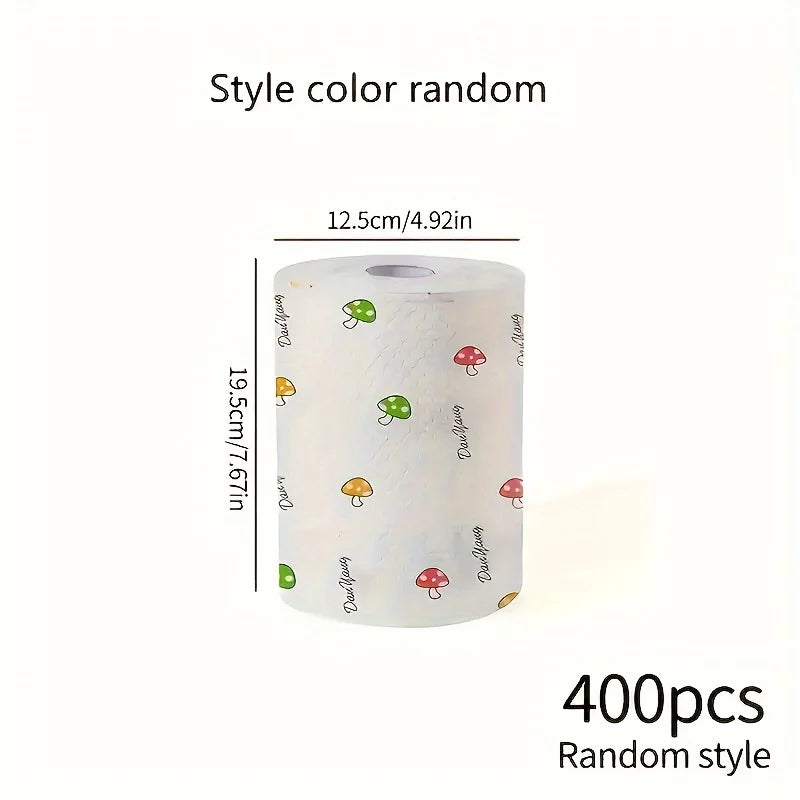 Ditch Paper Towels for Good — Washable Reusable Kitchen Cleaning Cloths | Pearl Embossed Non-Woven Roll, Oil Absorbent, Eco-Friendly