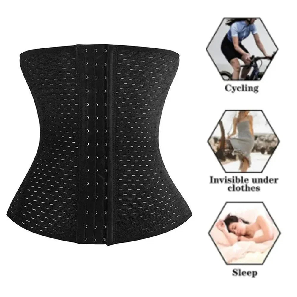 Slim. Support. Recover. — Women’s Tummy Slimming Belly Band Shapewear | Waist Cincher Corset, Postpartum Support, S–XXL, Black