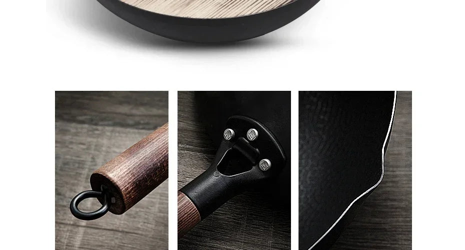 32cm Flat-Bottom Wok – Stir-Fry Pan