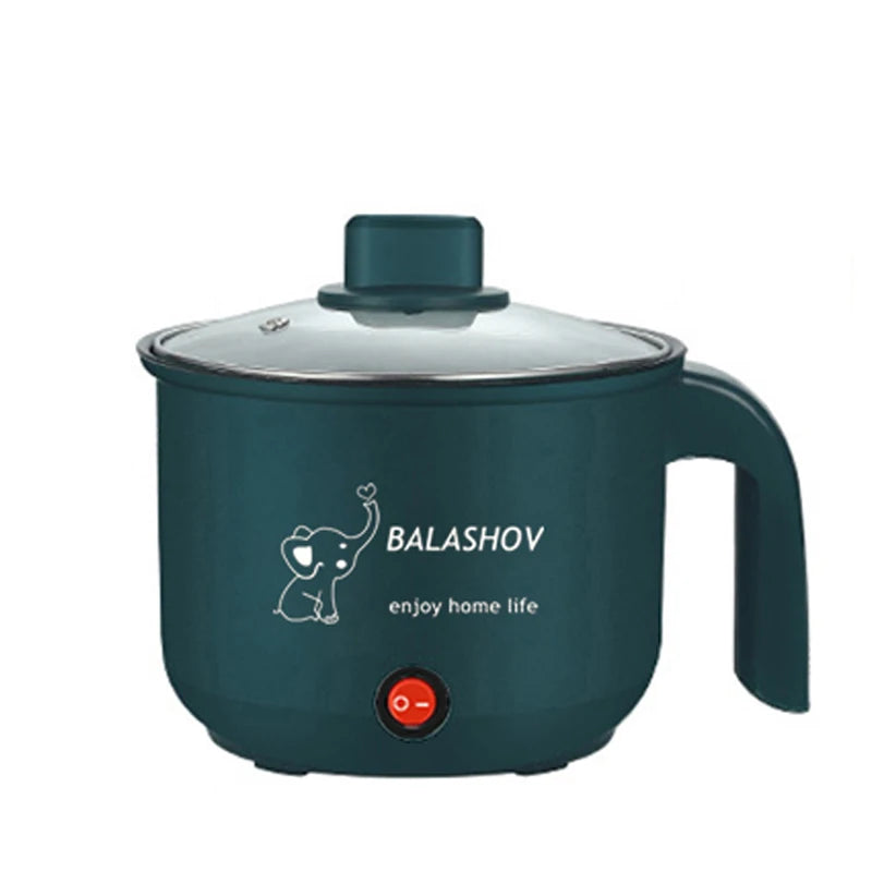 Mini Electric Rice Cooker — Non-Stick, Single or Double Layer, 1.8L for Home Use