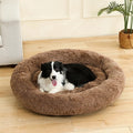 Soft Long Plush Dog Bed – Warm Basket Cushion for Small & Medium Dogs and Cats