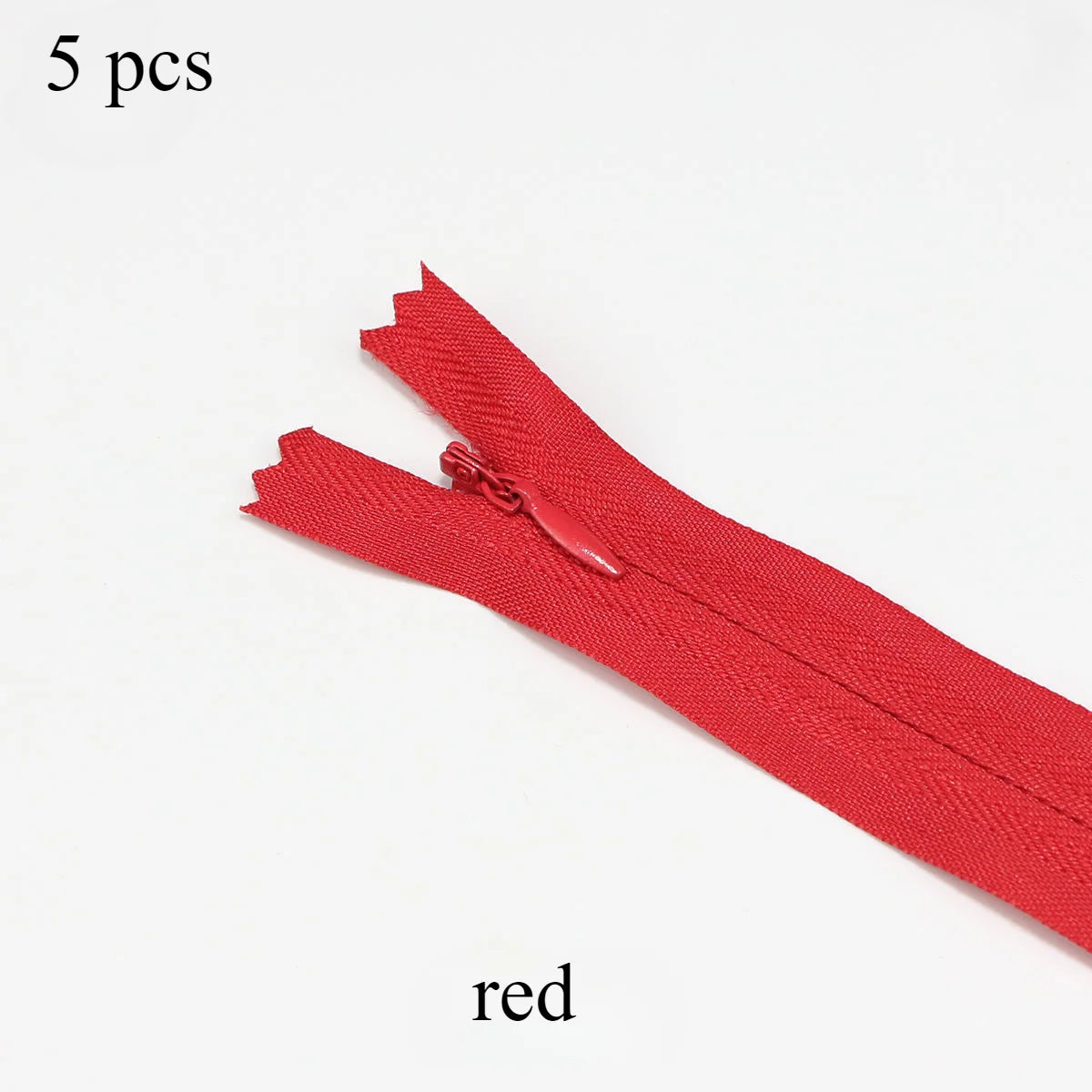 Invisible Zippers 5-Pack — Premium Hidden Zippers for Dresses, Pants & More (18cm–60cm)