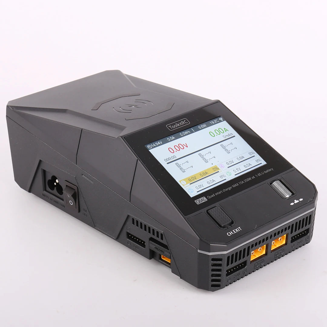 ToolkitRC Q6AC Multi-Chemistry Battery Charger — LiPo, LiFePO4, NiMH & Lead-Acid