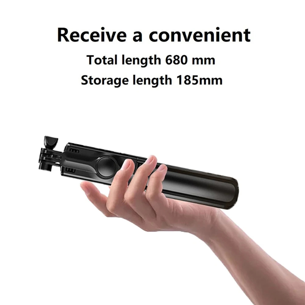 3-in-1 Bluetooth Selfie Stick Tripod with LED Fill Light & Remote Shutter