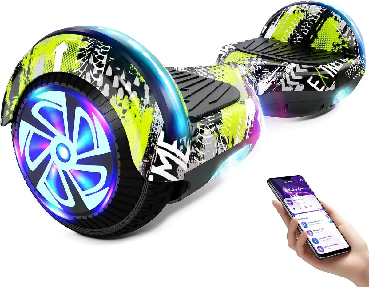 Self-Balancing Hoverboard Scooter – Bluetooth LED