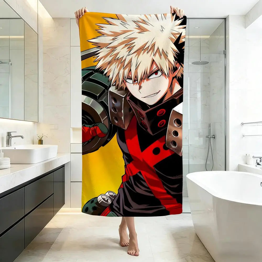 My Hero Academia Ultra-Soft Microfiber Towel – Bath & Beach, Five-Star Quality