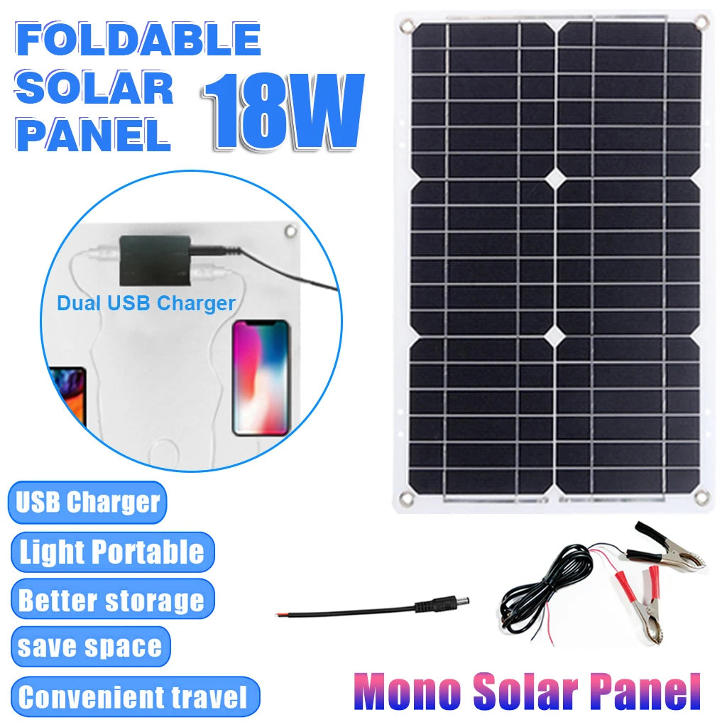 5000W Solar Panel Kit – Modified Sine Wave 12V to 220V System with 30A Charge Controller