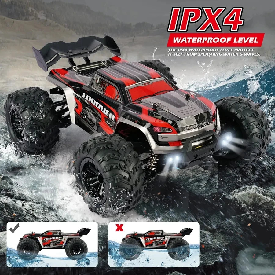 4WD 1:16 Scale High Speed Brushless RC Car – 50 or 80KM/H Off-Road Drift Racing Buggy Truck