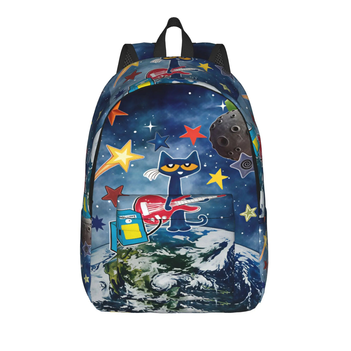 Pete the Cat Backpack – Stars Comic School Bag