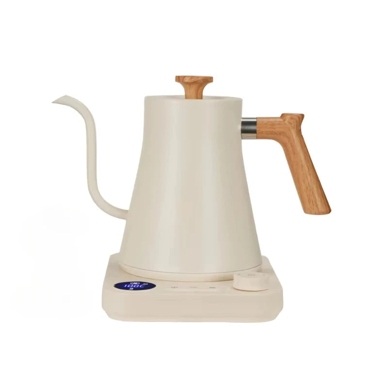 900ml Electric Gooseneck Kettle – 1200W, Stainless Steel, Temperature Control for Coffee & Tea