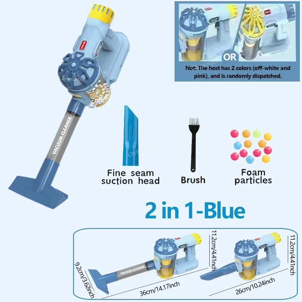 Kids Electric Vacuum Cleaner Toy Set – Simulation Housekeeping Role Play Educational Toy for Toddlers