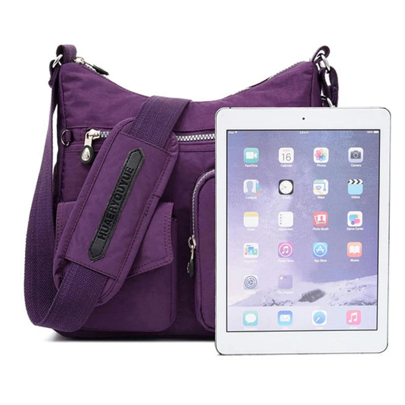 weixier Waterproof Nylon Large Capacity Crossbody Shoulder Tote – Designer Business Handbag for Women