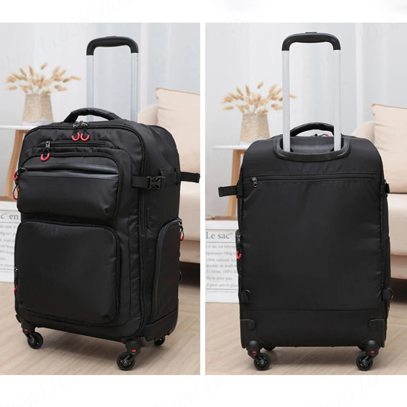 Wheeled Laptop Backpack – Waterproof Cabin Travel Bag