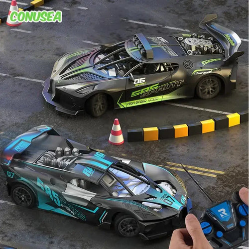 1/18 Scale RC High Speed Drift Sports Car – Remote Control Racing Model for Boys & Kids