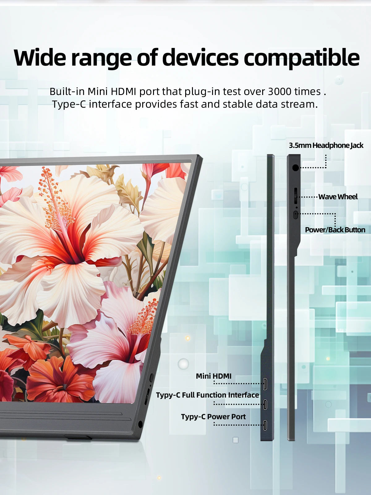 15.6-Inch Portable Touchscreen Monitor – Full HD IPS