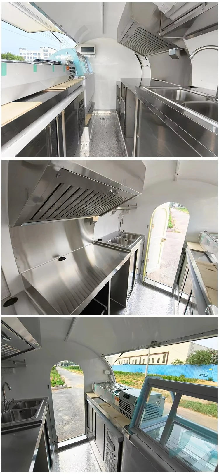Customized Smart Mobile Food Truck — Hot Dog, Burger, Coffee & Ice Cream Trailer