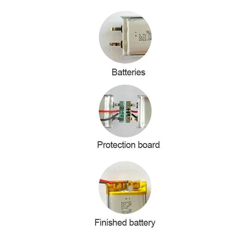 3.7V LiPo Rechargeable Battery – PH2.0 Plug for GPS, Bluetooth Speaker, PS4, Humidifier & MP3/MP4