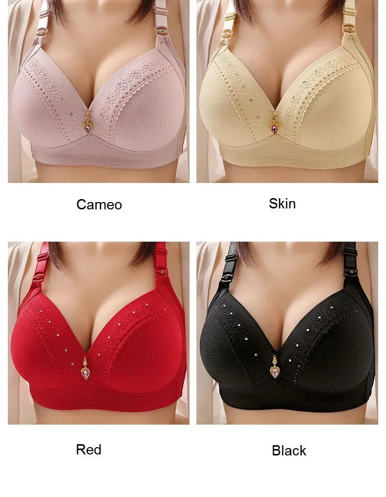 Full Cup No-Wire Lifting Bra — All-Day Comfort & Support for Large Sizes