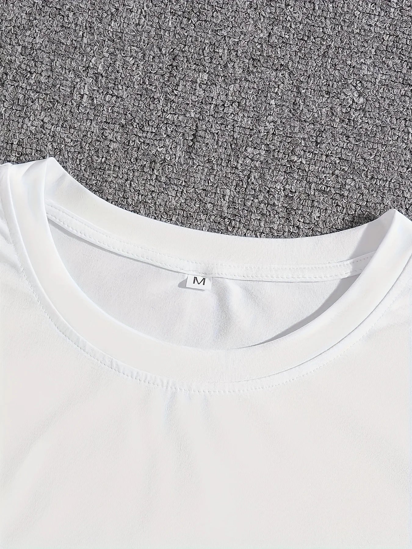 Men's 3D Letter Print T-Shirt & Shorts Set – Street Casual Breathable Lightweight Summer Suit