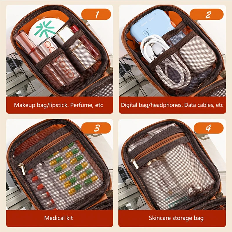 Mini Transparent Waterproof Cosmetic Clutch Bag