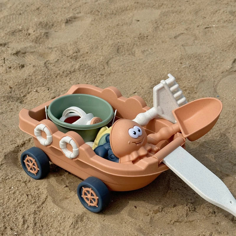 Beach Sand Excavator Toy Set – Digging Truck & Sand Tool Kit for Kids