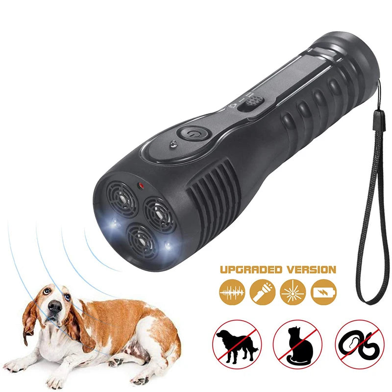 Rechargeable Ultrasonic Dog Repeller – Anti-Barking & Dog Protection Device