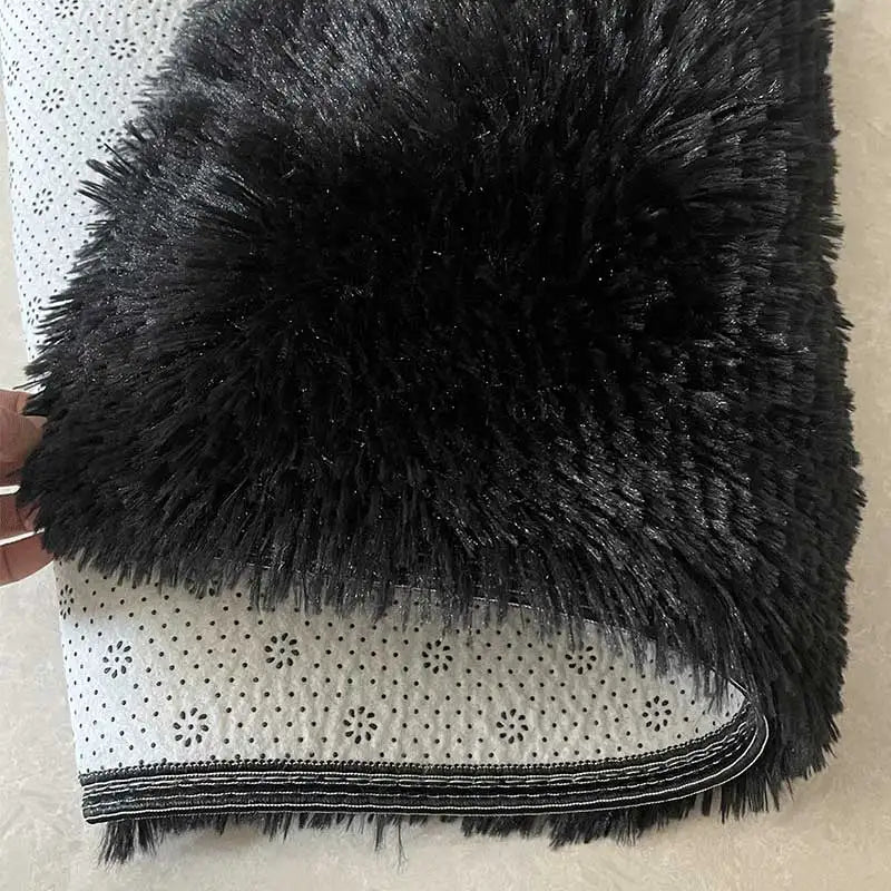 Fluffy Area Rug – Nordic Style Non-Slip Bedroom & Living Room Carpet, 8 Colors & 7 Sizes