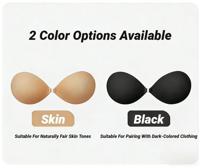 Silicone Adhesive Push-Up Bra — Waterproof Invisible Bra for Backless & Wedding Dresses