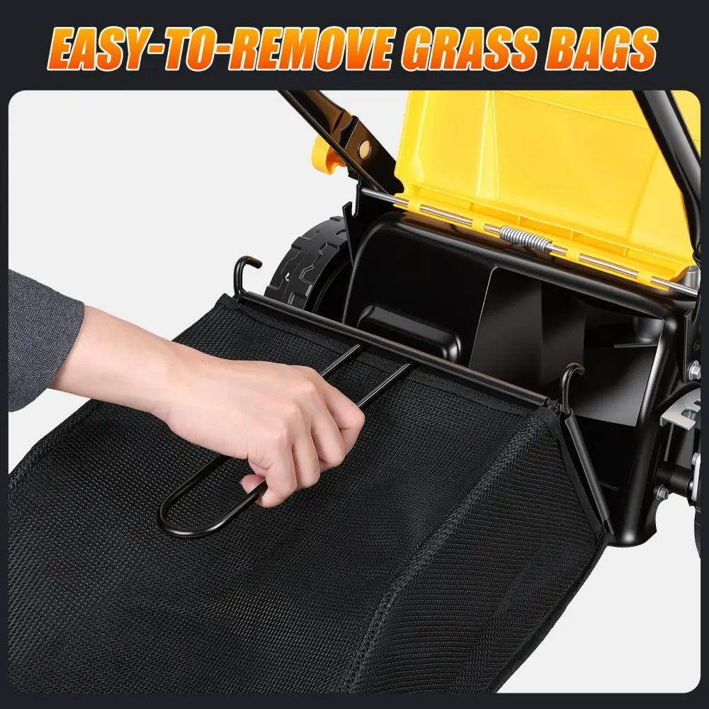 16-Inch Gas Lawn Mower | 4-Stroke Air-Cooled Engine, 3-in-1 Self-Propelled, 45L Grass Tank, 8-Position Height Adjustment