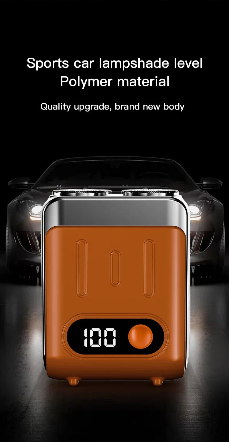 HAOYUNMA R20 Mini Electric Shaver – LED Display, Magnetic Blade, Waterproof, 120-Min Runtime