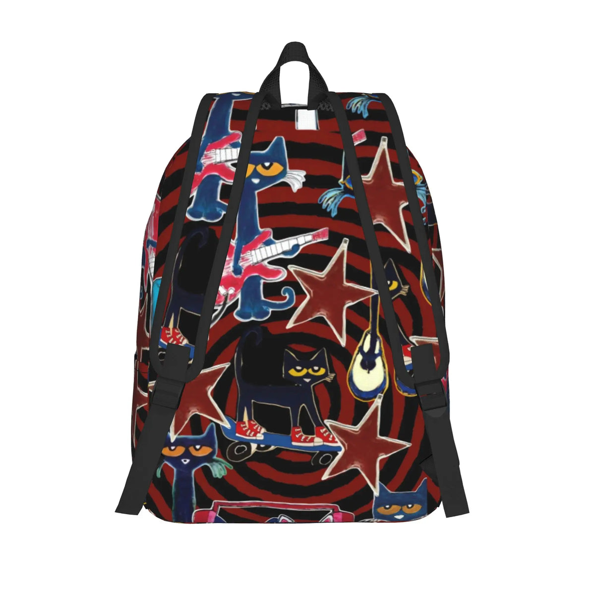 Pete the Cat Backpack – Casual Polyester Rucksack