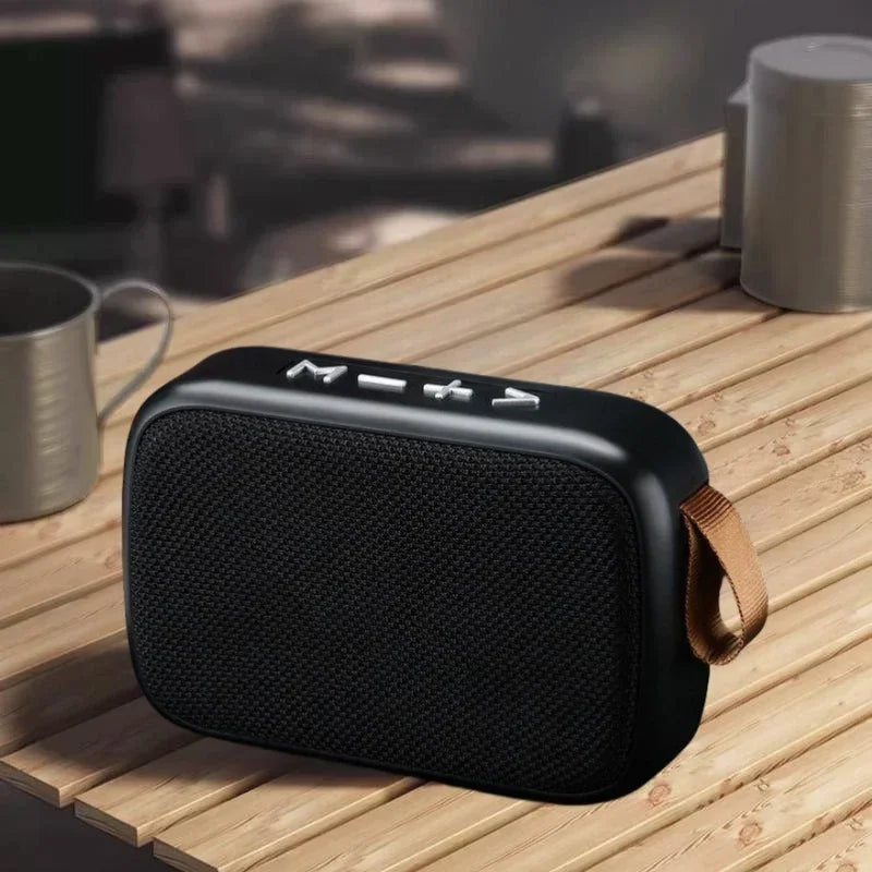 Big Sound. Small Package. — Portable Bluetooth 5.0 Mini Fabric Speaker | 3D Stereo HiFi, TF Card, FM Radio, Rechargeable, 5 Colors