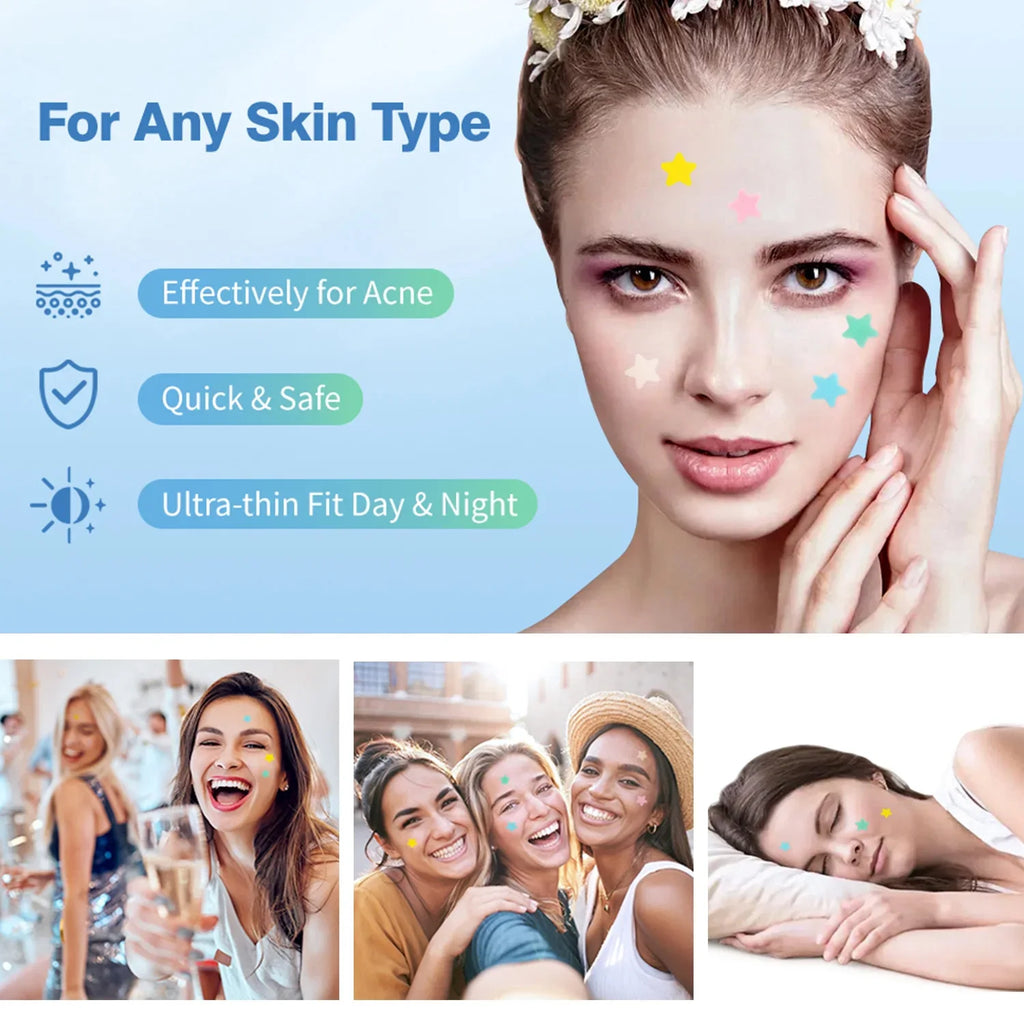 Invisible Acne Pimple Patch — Concealer Spot Stickers for Clear Skin
