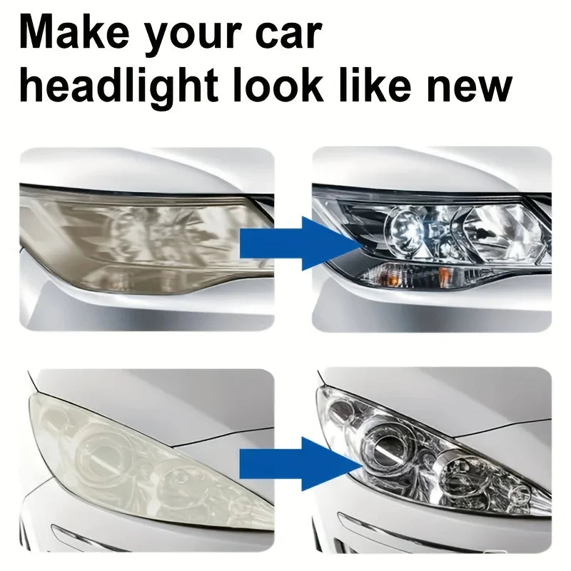 See Clearly Again. — Car Headlight Restoration Polishing Kit | Scratch Remover, Oxidation Cleaner & Repair Paste for Headlamp Assembly, 65g & 100g