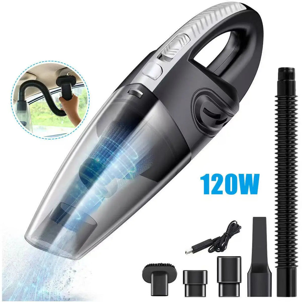 Portable Wireless Handheld Vacuum Cleaner – Powerful Suction for Car, Home & Pet Hair